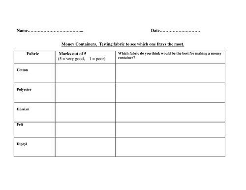 Fruit, Vegetables and Money Containers | Teaching Resources