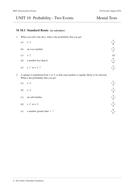 KS3 Probability of Two Events (Year 8 – Unit 10) by CIMT - Teaching