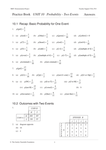 ks3 probability of two events year 8 unit 10 by cimt