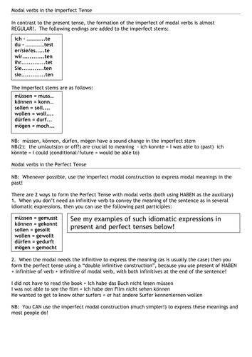 modal verbs teaching resources