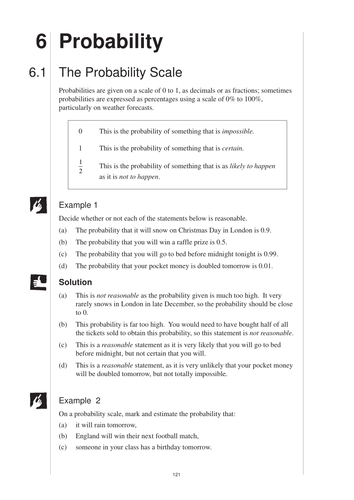 KS3 Probability (MEP – Year 9 – Unit 6) | Teaching Resources