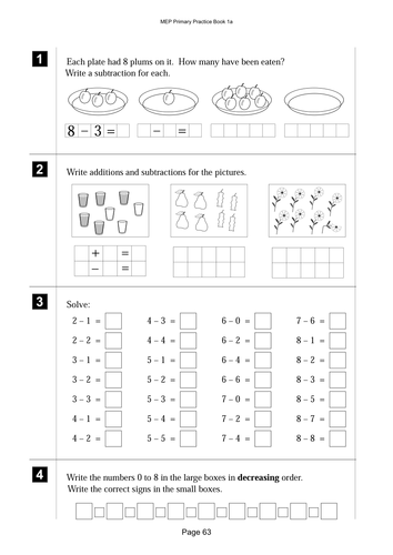 Lesson on using 8 with addition and subtraction. | Teaching Resources