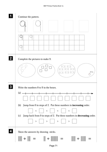 Lesson on writing and using the number 9. | Teaching Resources