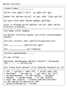 German essay on myself image