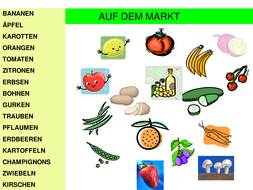 Obst und Gemuse | Teaching Resources