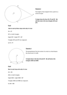 Circle Theorems - lesson plan, worksheets. | Teaching Resources