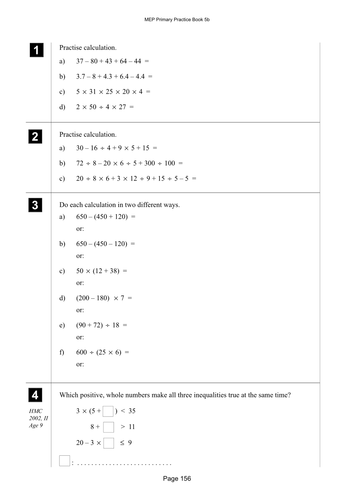 Yr 5 Order of Operations : Lesson 156 | Teaching Resources