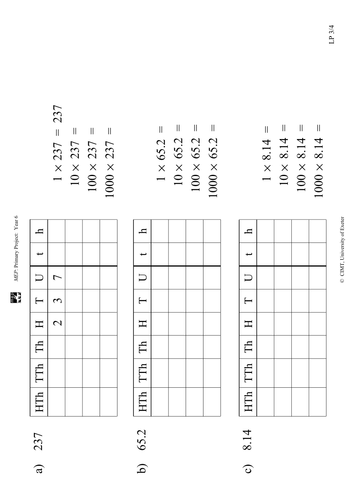Yr 6 Multiplication & Division : Lesson 3 | Teaching Resources