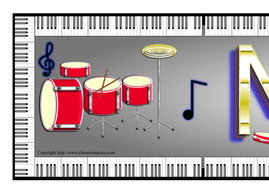 Music Display Banner Teaching Resources