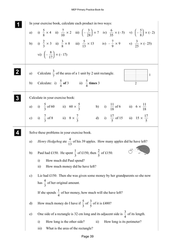 Yr 6 Fractions and Decimals : Lesson 39 | Teaching Resources