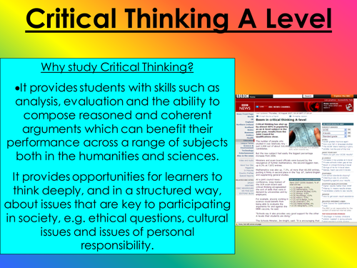 critical thinking 9th grade