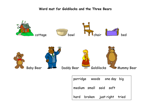 goldilocks and the three bears pdf