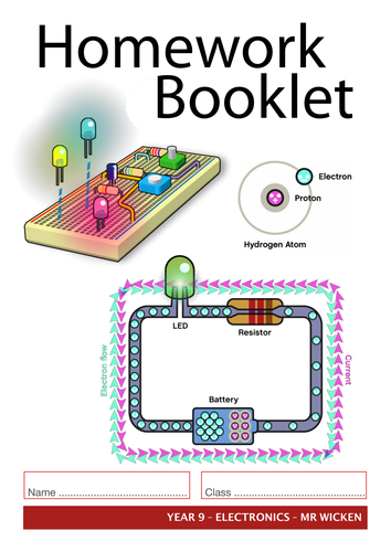 electronic homework pages