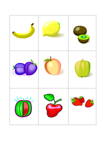 Fruit - A Pairs Matching Game by bestprimaryteachingresources - UK ...