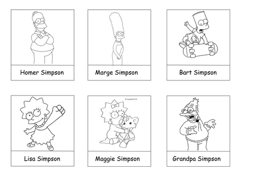Bart Simpson Graphing Worksheet