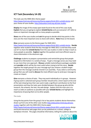 HMD 2011 - ICT Task (Secondary) | Teaching Resources