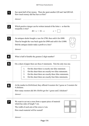 Yr 4 Problem Solving : Lesson 174 | Teaching Resources