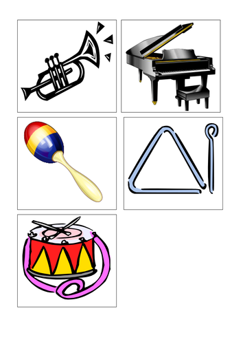 Instrument matching activity | Teaching Resources