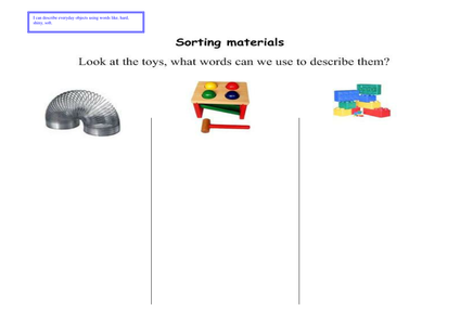 ks1 sorting materials by kpmann123 - UK Teaching Resources - TES