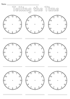 worksheet telling the time sheetpdf 23 kb adobe acrobat