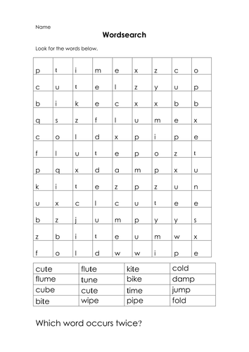 Word search activities for early finishers. | Teaching Resources