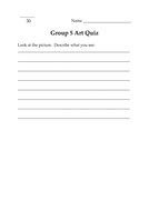 Art Quiz | Teaching Resources