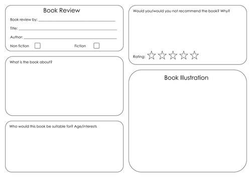 book review template y3