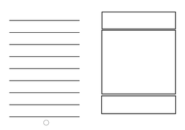 Blank template children to create their own book | Teaching Resources