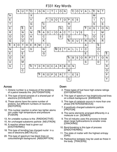 Crossword Puzzles | Teaching Resources