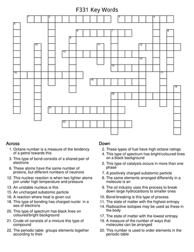 crossword puzzles teaching resources