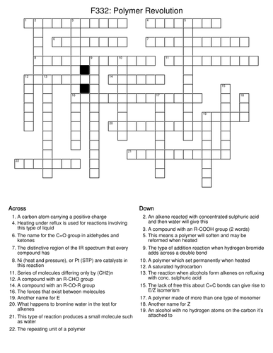 crossword puzzles teaching resources