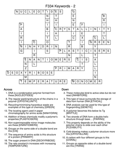 crossword puzzles teaching resources