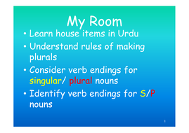 Singular plural- topic: house | Teaching Resources