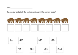 Ordinal numbers | Teaching Resources