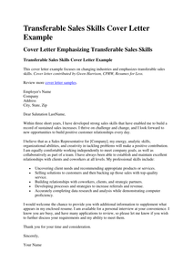 Transferable Sales Skills Cover Letter Example.doc