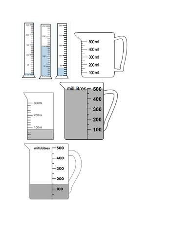 Capacity worksheets on reading scales | Teaching Resources