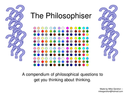 The Philosophiser By Mikegershon - Teaching Resources - Tes