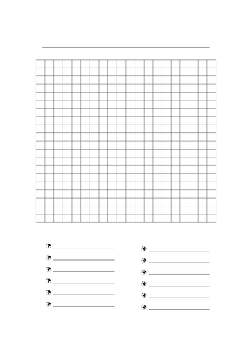 blank wordsearch by rebecccajwalker uk teaching resources tes