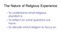 religious pluralism essay