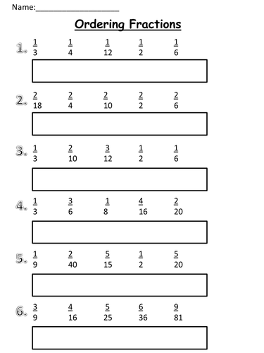 Printables Ordering Fractions Worksheet order fractions worksheet hypeelite equivalent by dazza5353 teaching resources tes comparing ordering instant worksheets