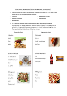 healthy eating worksheet teaching resources