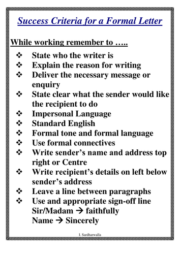 success-criteria-for-letters-arguments-summary-teaching-resources