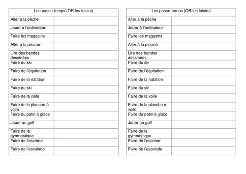 series of lessons on HOBBIES by cjenny658 - Teaching Resources - TES