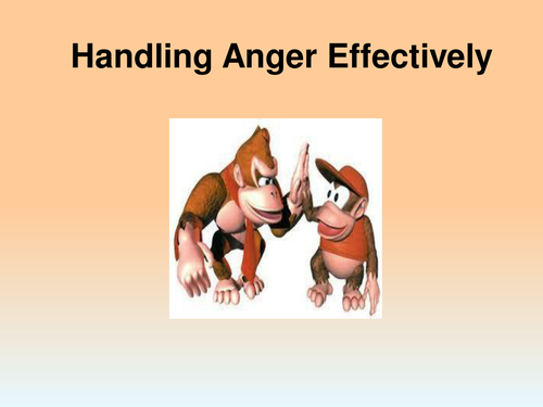 Anger Management Programme | Teaching Resources
