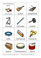 Instruments and sound (acoustics) vocabulary | Teaching Resources