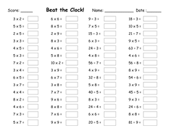 maths multiplication and division worksheet teaching