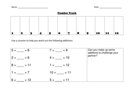 Finding a Small Difference - KS1 Worksheet | Teaching Resources