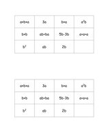 alg algebra tes kb pairs revision y7 y7 worksheet  worksheet 28 algebra worksheet doc microsoft word