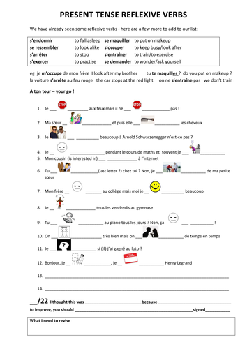 gcse-french-revision-reflexive-verbs-teaching-resources-in-2021