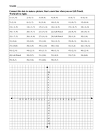 Maths worksheet: pics using coordinates by juratekas - UK Teaching
